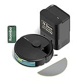 iRobot Roomba 104 2in1 Vacuum & Mop Robot - Self-Empties for 75 Days, Intense Power-Lifting Suction, Vacuums All Floors, Ideal for Pet Hair, LiDAR Smart Navigation Mapping, Mops Hard Floors