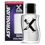 Astroglide Silicone Lube (2.5oz), X Premium Personal Lubricant, Extra Long-Lasting Silky Sex Lube, Waterproof for Water Play, Travel-Friendly Size