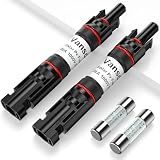 Vansdon 30A Solar Fuse Holder Inline for Solar Panel and Controller,2PCS