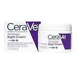 CeraVe Skin Renewing Night Cream, Niacinamide, Peptide Complex, and Hyaluronic Acid Moisturizer for Face, 1.7 Ounce, Packaging may Vary
