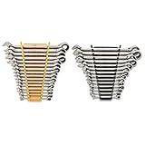 GEARWRENCH 30 Piece 12 Point Ratcheting Combination SAE/Metric (1/4-1 in., 8-24 mm) Wrench Set with Wrench Racks - 86702