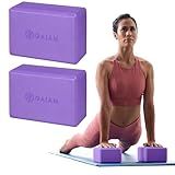 Gaiam Yoga Block - Supportive Latex-Free Eva Foam - Soft Non-Slip Surface with Beveled Edges for Yoga, Pilates, Meditation - Yoga Accessories for Stability, Balance, Deepen Stretches