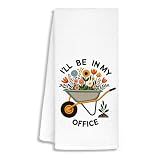 SJDFCSA Gardening Gifts for Women Funny Kitchen Towels,