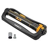 Melnor XT Oscillating Sprinkler, 4500 Sq Ft: Flow, Width & Range Adjust