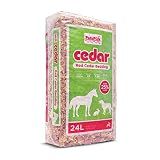 PETSPICK Red Cedar Pet Bedding for Dogs, Horses, Stalls and Kennels, 24 L