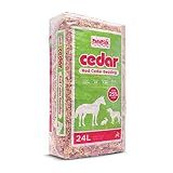 PETSPICK Red Cedar Pet Bedding for Dogs and Horses, 24L