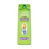 Garnier Fructis Curl Nourish Sulfate Free Moisturizing Shampoo, 12.5 Fl Oz, 1 Count (Packaging May Vary)