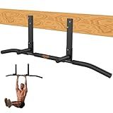 Fitarc Joist Mount Pull Up Bar for Garage Basement Gym, Home Gym Fitness Equipment, Heavy Duty Steel Upper Body Trainer, Ceiling Mounted Chin Up Bar, 42 Inch Wide, 440 lbs Capacity-Patent Pending
