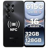 DOOGEE Note56X Pro Android 16 Unlocked Phones with Gemini AI,6150mAh Battery Cell Phone,32GB+128GB/2TB,6.56"HD+90Hz,Dual SIM Octa Core Smartphone,8.45mm Ultra-Slim,13MP+8MP,Widevine L1/NFC/OTG/Face ID