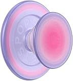 PopSockets Phone Grip for MagSafe with Kickstand, Magnetic Stand, Swappable Top, Secure Hold for iPhone MagSafe Cases, Phone & Tablet Grip, Cute PopSockets, Pink, Purple - Aura