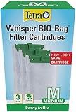 Tetra Whisper Bio-Bag Medium Filter Cartridges for Aquariums, 3 Count