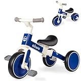 aiwo 4in1 Tricycle for Toddlers 1-3, Toddler Balance Bike for 1 to 4 Year Old Boys Girls First Gift, Ride-on Toys Toddler Bike Kids Tricycle