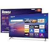 Roku Smart TV 2025 – 85-Inch Select Series, 4K HDR TV – RokuTV with Enhanced Voice Remote – Flat Screen LED Television with Wi-Fi for Streaming Live Local News, Sports, Family Entertainment