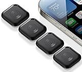 Air Tags-4 Pack Airtag Luggage Tracker Work with Apple Find My (iOS 14.6 Above Only), Key Finder and Item Locator Smart Tag for Backpack, Suitcases, Pet, Wallet.etc.