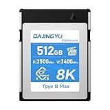 512GB CFexpress Type B 4.0 Memory Cards 3500MB/s Write&3400MB/s Read for 8K RAW Photo and Video Recording VPG400 Compatible with Nikon R5/R5C/Z8/Z9 Canon Cameras