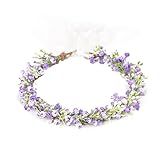 Yili Maizi Floral Headpiece Garland Halo Maternity Photo Shoot Flower Crown Eucalyptus Leave Headband Wedding Headpiece