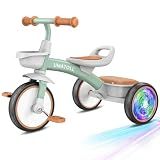 Umatoll Toddler Tricycle for 18 Months to 4 Years Old, Gift for Ages 2-3