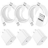 Essri i Phone Charger Fast Charging 10 FT, 3-Pack 20W PD USB C Charger Block with iPhone 14 13 Charging Cable 10 Foot, Compatible with iPhone 14 Pro/13Pro Max/12/11Pro/Mini - White