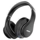 Uliptz Wireless Bluetooth Headphones, 65H Playtime, 6 EQ Sound Modes, HiFi Stereo Over Ear Headphones with Microphone, Foldable Lightweight Bluetooth 6.0 Headset for Travel/Office/Cellphone/PC
