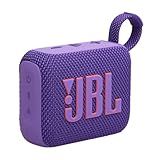 JBL Go 4 - Ultra-Portable, Waterproof and Dustproof Bluetooth Speaker, Big JBL Pro Sound with Punchy bass, 7-Hour Built-in Battery, Made in Part with Recycled Materials (Purple)