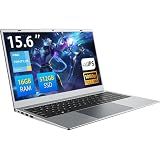 ECOHERO Laptop Computer, 15.6" FHD IPS | Pentium 6500Y | 16GB RAM | 512GB SSD | WiFi 5, BT5.0 | Privacy Shutter - for Office, Media, Home Use, Silver