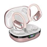 HAOYUYAN Wireless Earbuds, Sports Bluetooth Headphones, LED Power Display Ear Buds with 80Hrs Playtime, Noise Canceling Headset, IPX7 Waterproof Earphones for Workout/Running