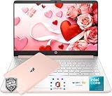 HP New Everyday Slim Laptop • 2026 Edition • Microsoft Office 365 Included • Intel N150 CPU • 128GB SSD • Copilot AI • Long Battery Life | Windows 11 | Rose Gold