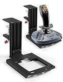 Metal Desk Mount for Flight Sim Stick Compatible with Thrustmaster SimTask Farmstick, T-Flight Hotas One, T-Flight Hotas X, T16000M FCS, TCA Sidestick, Quick Release/ Sturdy Clamp/ Height Adjustable