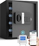 FORFEND Smart Fingerprint Wi-Fi Safe, Remote App Control/Alarm/Live Monitor
