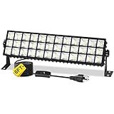 100W LED Shop Lights, 11000LM 6000K Plug in Garage Light with 6FT Power Cord, IP66 Waterproof Work Light for Garage, Outdoor, Workshop, Yard, Indoor Garage, Warehouses, Yard, Carport