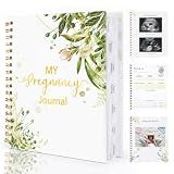 Pregnancy Journal for First Time Moms, Weekly Pregnancy Planner with Pocket