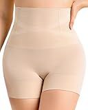 ForeverShaper Tummy Control Shapewear Shorts for Women High Waist Seamless Body Shaper Thigh Slimmer Butt Lifting Stomach Shapewear Shorts Under Dress Girdle