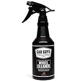 CAR GUYS Wheel Cleaner | Effective Rim and Tire Cleaner | Safe & Versatile Brake Dust Remover for Alloy, Chrome, Aluminum Rims, White Wall Tires, and More! | 18 Oz