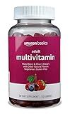 Amazon Basics Adult Multivitamin Gummies, Mixed Berry & Cherry, 150 Gummies, 75-Day Supply, Pack of 1 (Previously Solimo)