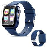 Smart Watch for Kids with 26 Puzzle Games, HD Touch Screen Kids Watch, Camera, Music Player, Alarm Clock, Calculator, Pedometer, Learn Card - 12/24hr Toys for Age 3-12 Year Old, Birthday Gift for Boys
