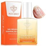 modelones Nail Strengthener and Growth Clear Nail Repair for Damaged Nails Hardener Extra Strong and Growth Repair Mode Gifts for Women 15ml 0.51 Fl Oz