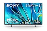 Sony 50-Inch Class 4K Ultra HD BRAVIA 3 LED Smart TV with Google TV, Dolby Vision HDR, and Exclusive Features for PlayStation®5 (K-50S30)