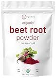 Micro Ingredients Organic Beet Root Powder, 4 Pounds | Cold Pressed, Water Soluble, High Concentrated Raw Beet Supplement | Superfood Drink Mix | Non-GMO, Vegan Friendly, Plant Based