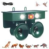 2026 Ultrasonic Bird Repeller Solar Powered Bird Deterrents Bird Repellent Devices Outdoor with IP65 Waterproof Pigeon Woodpecker Deterrent for House Pigeon Repellent for Balconies Patio Garden Farm