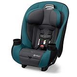 Safety 1st Ellaris 3-in-1 Convertible Car Seat, Slim Fit Design, Rear & Forward-Facing, 5-Position Headrest, 3-Across Fit, Travel-Friendly with Machine-Washable Seat Pad, Peacock Blue