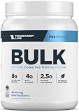 Transparent Labs Bulk Pre Workout Powder - Naturally Sweetened Advanced Pre-Workout Formula for Muscle Building and Strength - 30 Servings, Blue Raspberry