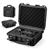 K&F CONCEPT Waterproof Hard Case, IP67 Protective Case with Pre-cut Foam