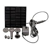 Hovico Solar Fountain - Panel Water Pump for Bird Bath Solar Panel Kit Outdoor Fountain for Outdoor Small Pond, Patio Garden and Fish Tank