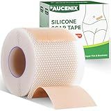 Silicone Scar Sheets Face Tape: Scar Tape for Surgical Scars - Medical Grade Wrinkles Patches -Reusable Strips Scar Removal Treatment C-Section Keloid Burn Tummy Acne Wounds Recovery (1.6''x 60'')