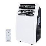 Shinco 8,000 BTU Portable Air Conditioner, AC Unit with Built-in Cool, Dehumidifier & Fan Modes for Room up to 350 sq.ft, Conditioner Remote Control, 24 Hour Timer, Installation Kit