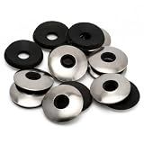 BCP Fasteners #10 Stainless Steel EPDM Washers, 100 Pack