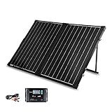 Renogy 100W Portable Solar Panel, 25% High Efficiency Solar Panel Kit with 20A Charger Controller for 12V Battery&Power Station, N-Type Foldable Solar Panels w/Tempered Glass for RV, Camping Off-Grid