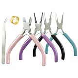LBUQSVF 4pcs Mini Jewelry Pliers Tools Set for Jewelry Making & Repair