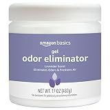 Amazon Basics Gel Odor Eliminator, Activated Charcoal, Lavender Scent, 17 Oz, 1-Pack