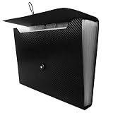 Cesil 13 Pockets Accordian File Organizer with Tabs Expanding File Folders